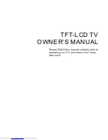 Preview for 1 page of Haier L2627 Owner'S Manual