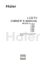 Haier L26A16 Owner'S Manual предпросмотр