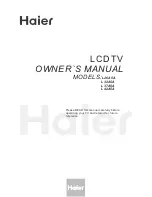 Preview for 1 page of Haier L26A5A Owner'S Manual