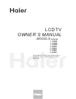 Preview for 1 page of Haier L26A8A Owner'S Manual