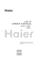 Preview for 1 page of Haier L26A9 Owner'S Manual