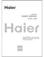 Preview for 1 page of Haier L26M3 User Manual