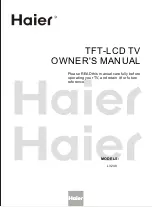 Предварительный просмотр 1 страницы Haier L3248 Owner'S Manual