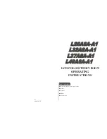 Preview for 1 page of Haier L32A8A-A1 Operating Instructions Manual