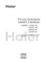 Предварительный просмотр 1 страницы Haier L32A9-AK Owner'S Manual