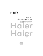 Предварительный просмотр 1 страницы Haier L32B1120 User Manual