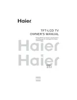 Предварительный просмотр 1 страницы Haier L32D1120 Owner'S Manual