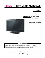 Haier L32F1120 Service Manual preview