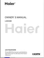 Preview for 1 page of Haier L32K30B User Manual