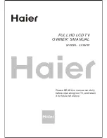 Haier L32M3F Owner'S Manual preview