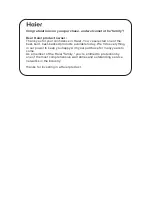 Preview for 2 page of Haier L32R1, L40R1, L42R1 Owner'S Manual