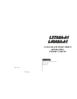 Haier L37A8A-A1 Operating Instructions Manual preview