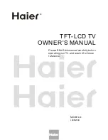 Preview for 1 page of Haier L39B2180 Owner'S Manual