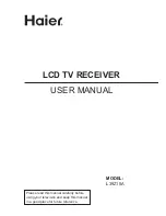 Preview for 1 page of Haier L39Z10A User Manual