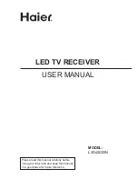 Preview for 1 page of Haier L3D42D25N User Manual