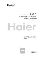 Предварительный просмотр 1 страницы Haier L42F6 Owner'S Manual