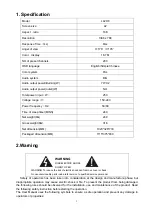 Preview for 3 page of Haier L42H8 Service Manual