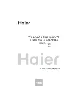 Предварительный просмотр 1 страницы Haier L42T1 Owner'S Manual