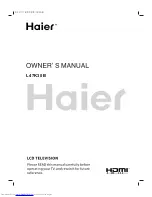 Preview for 1 page of Haier L47K30B User Manual