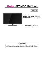 Haier LE19B13200 Service Manual preview