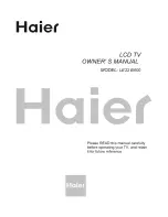 Haier LE22B600 Owner'S Manual preview