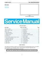 Preview for 1 page of Haier LE22P600 Service Manual