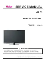 Haier LE22S600 Service Manual preview