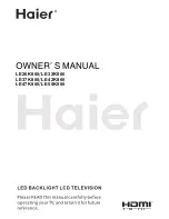 Haier LE26K800 Owner'S Manual preview