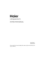 Haier LE32B7000C Instruction Manual preview
