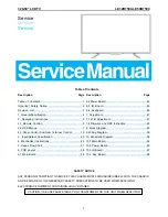 Предварительный просмотр 1 страницы Haier LE32B7500 Service Manual