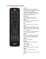 Preview for 15 page of Haier LE32C13200 Owner'S Manual