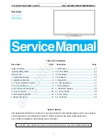 Preview for 1 page of Haier LE32D2320 Service Manual