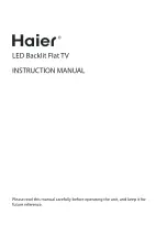 Предварительный просмотр 1 страницы Haier LE32G610CF Instruction Manual