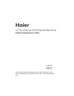 Предварительный просмотр 39 страницы Haier LE39M600SF Instruction Manual