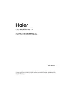 Haier LE40B8000TF Instruction Manual preview