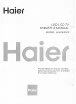 Haier LE40K6000 Owner'S Manual preview