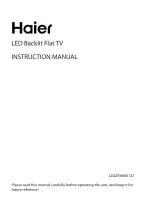 Preview for 2 page of Haier LE42H6600CU Instruction Manual