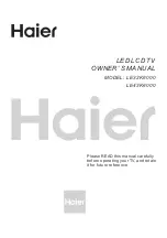 Haier LE43K6000 Owner'S Manual preview