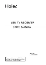 Предварительный просмотр 1 страницы Haier LE55D20FM User Manual