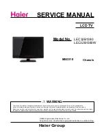 Haier LEC32B1380 Service Manual предпросмотр