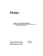 Preview for 1 page of Haier LET26C600F User Manual