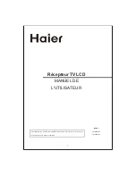 Preview for 25 page of Haier LET26C600F User Manual