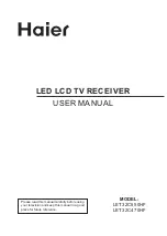 Haier LET32C470HF User Manual предпросмотр