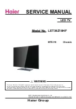 Haier LET39Z18HF Service Manual preview