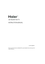 Haier LET50C800HF Instruction Manual preview