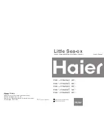 Haier LITTLE SEA-OX FCD JTHA30- ET User Manual предпросмотр