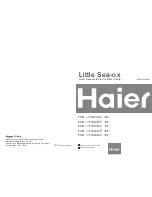 Haier Little Sea-ox FCD JTHA60-III User Manual preview