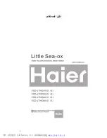 Preview for 1 page of Haier Little Sea-ox FCD-JTHC40-III (E) (Arabic) ‫دليل االستخدام