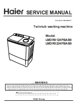 Haier LMDR8124PBAB0 Service Manual preview