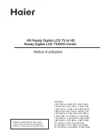 Preview for 44 page of Haier LT15R1BW User Manual